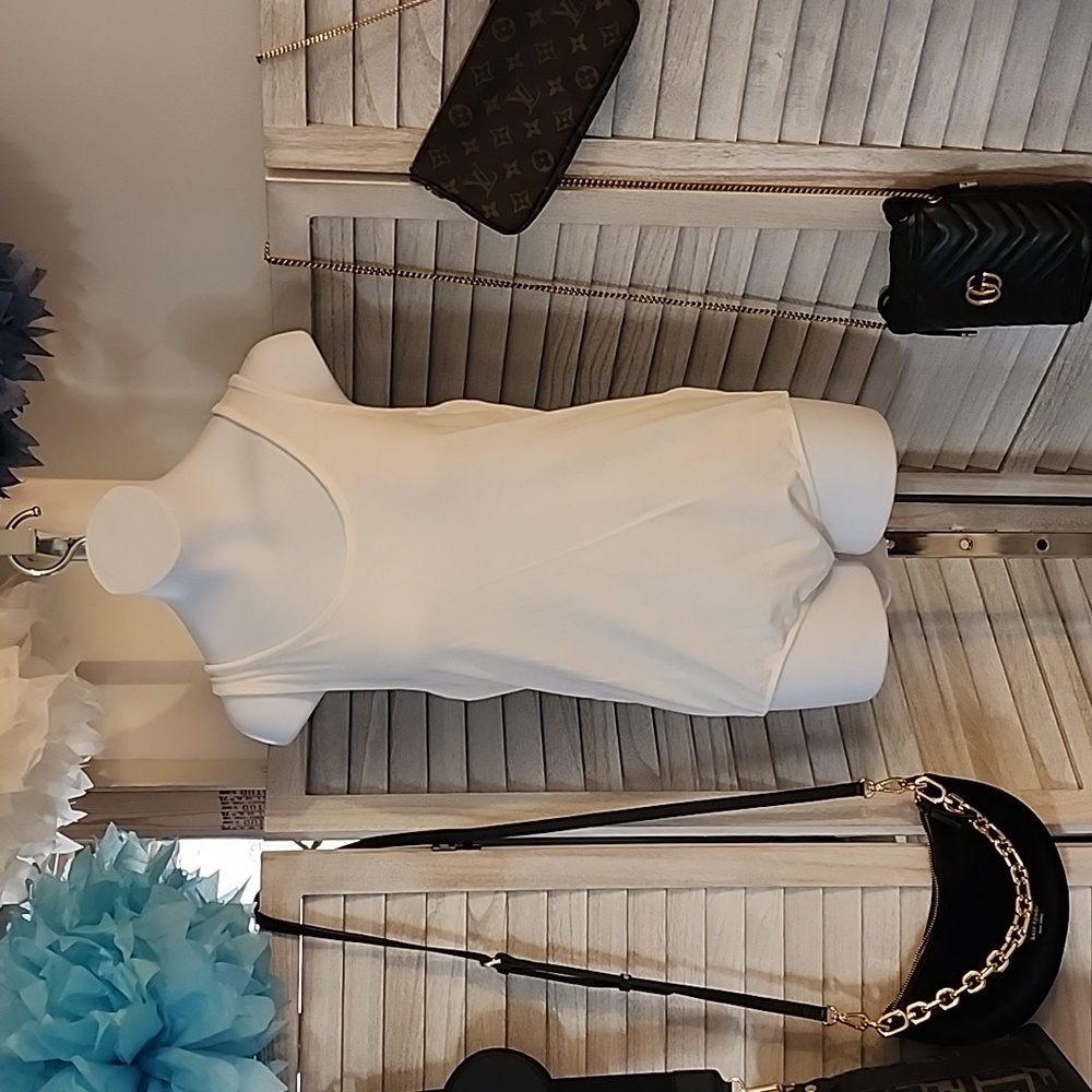 Fashion Nova brand razor back bodysuit